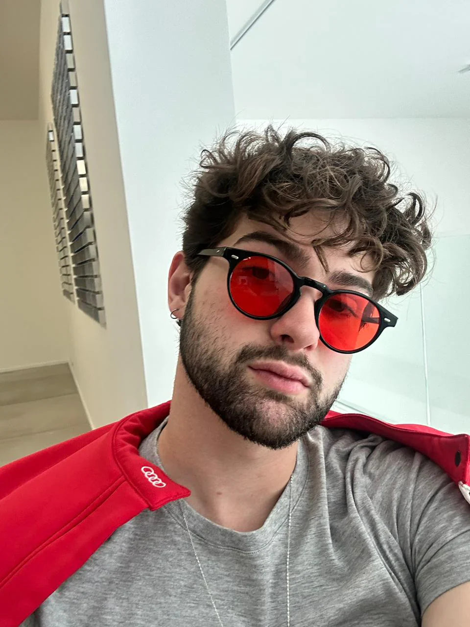 GAFAS  DE SOL ST MONACO ROJO
